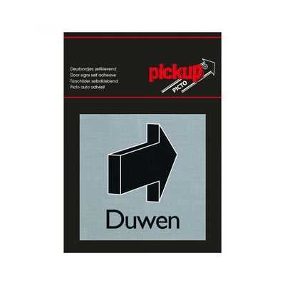 Push Alulook Plate - 80x80 mm auto-adhésif.
