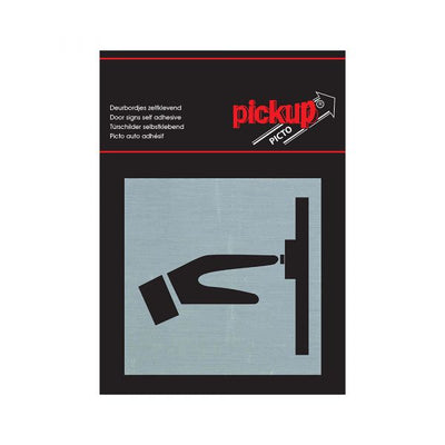 Appel de plaque Alulook - Auto-adhésif de 80x80 mm.