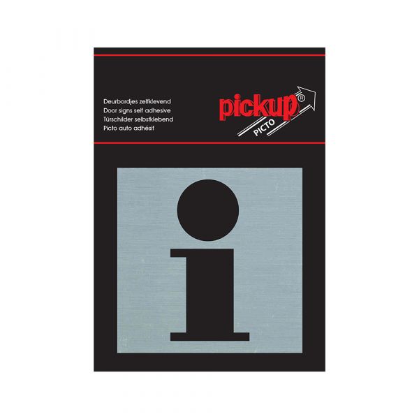ALULOOK INFORMATION BOARD - 80x80 mm auto-adhésif.