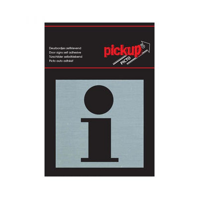 ALULOOK INFORMATION BOARD - 80x80 mm auto-adhésif.