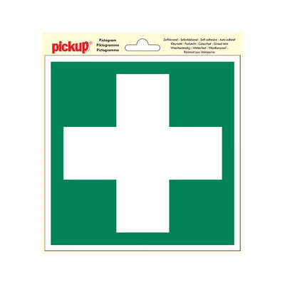 Premiers soins autocollants - 200x200 mm.