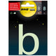 Glow in the Dark Lettre B - 75 mm Auto-adhésif.