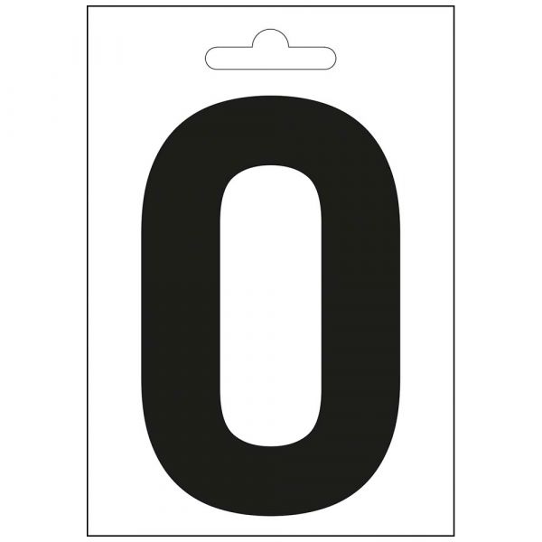 Lettre nautique O Noir 100 mm.