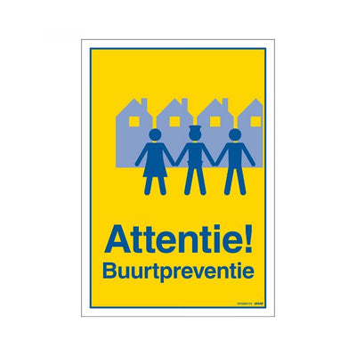 Prévention du quartier Attentie - 230x330 mm.