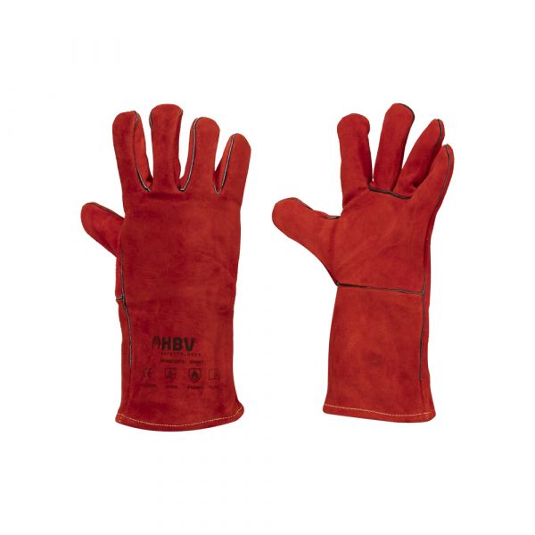 Gants de soudage rouge pro 36 cm
