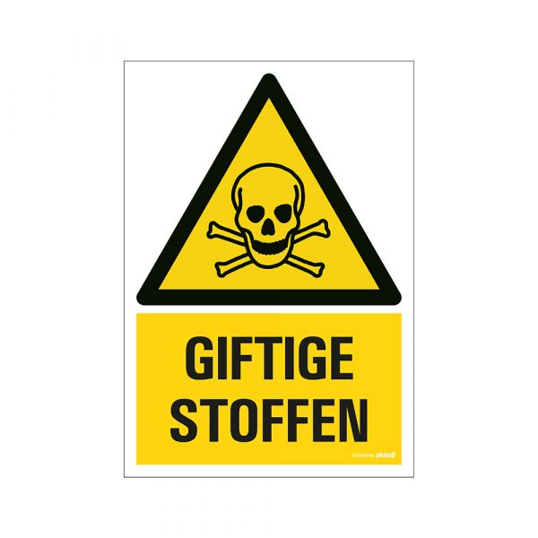 Plaque Toxic Tabrics - 230x330 mm.