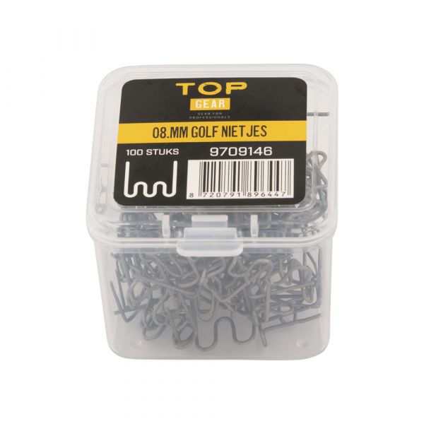 TOPGEAR 08.MM Golf Staples for Plastic Welding Tool