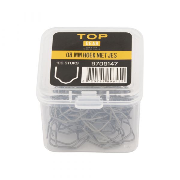 Topgear 08.mm Hoek Staples pour le sentier de soudage en plastique