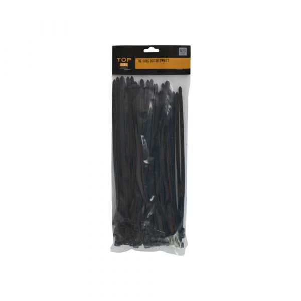 Tireribs topgear 300x8, 100 pièces noires