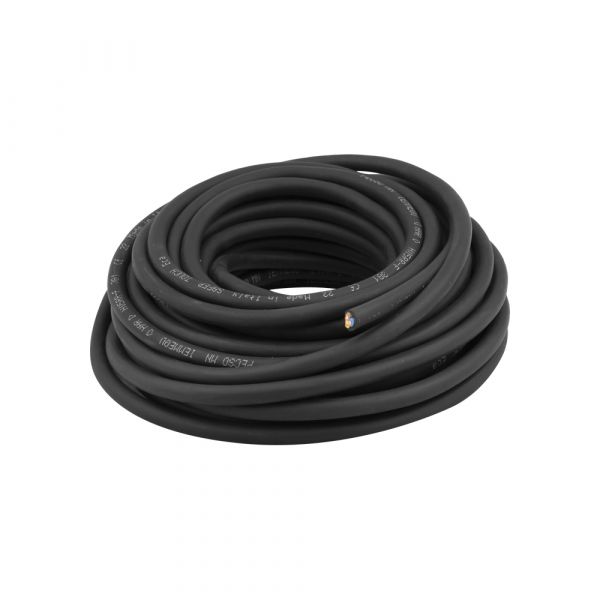 Câble ménage 3x1,0 noir 10 mètres