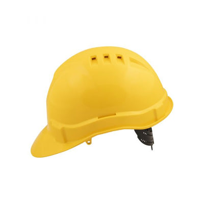 Casque de sécurité jaune
