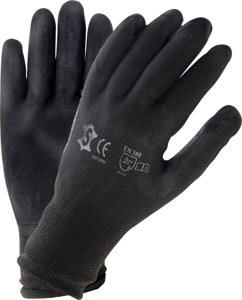 Sacobel gants pu noir taille 9 (xl)