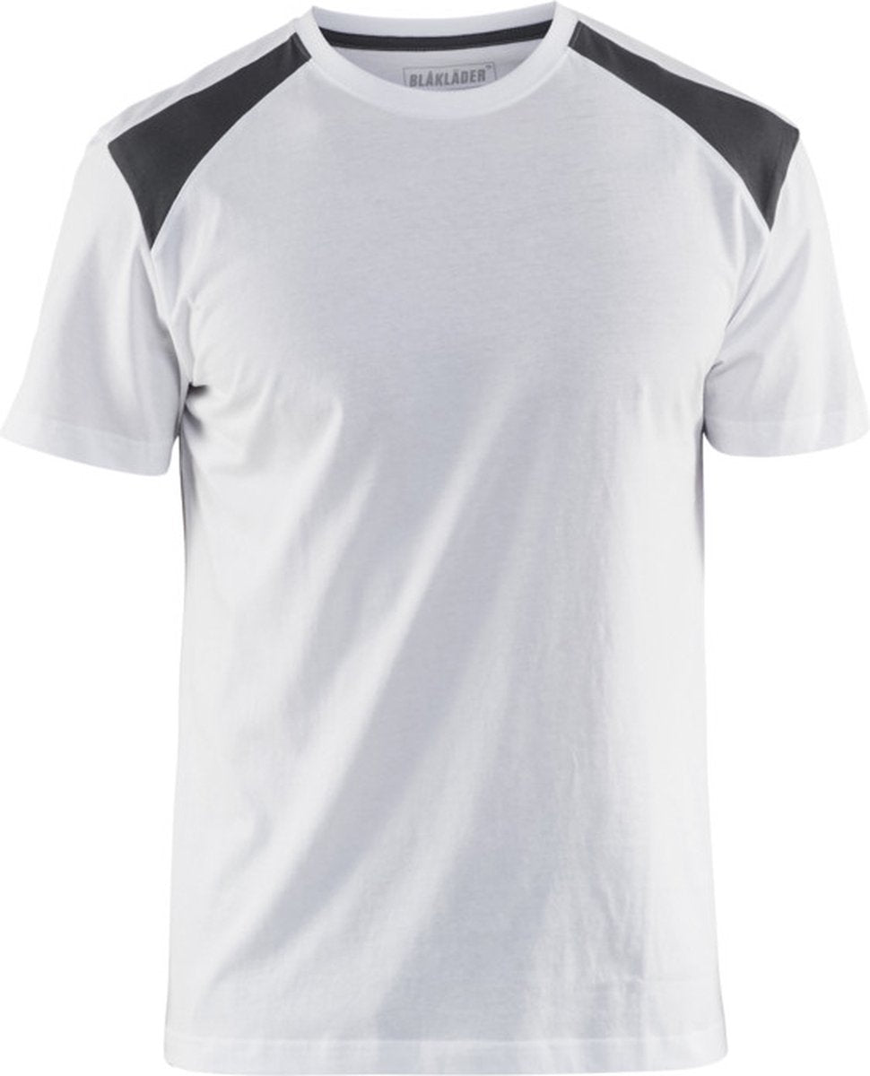 T-shirt Blåkläder 3379-1042-1098 blanc gris foncé taille. je