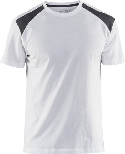 T-shirt Blåkläder 3379-1042-1098 blanc gris foncé taille. je