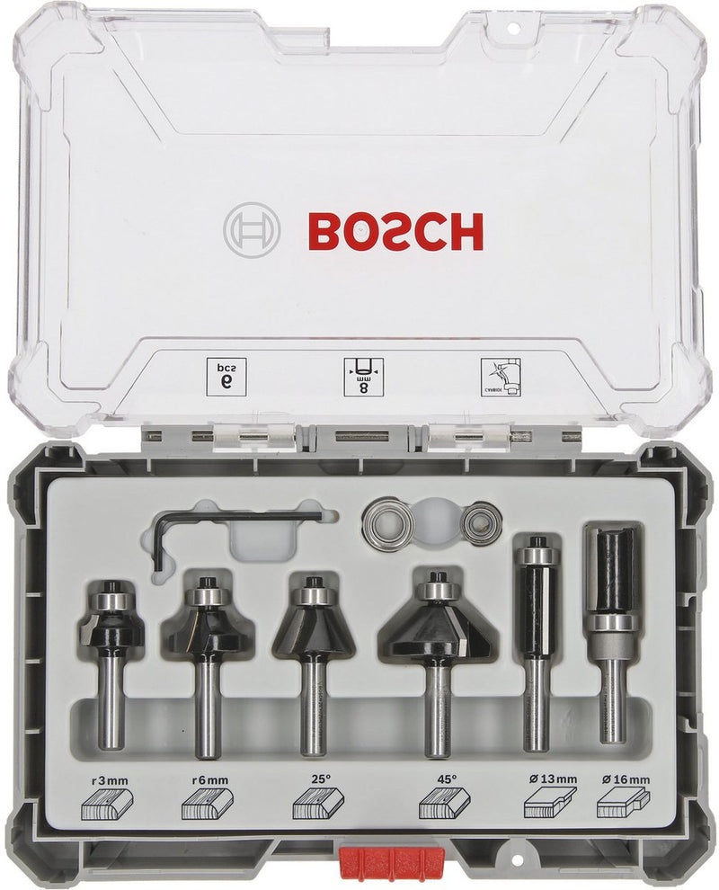 Bosch Lacefreesset 6 pièces, 8 mm