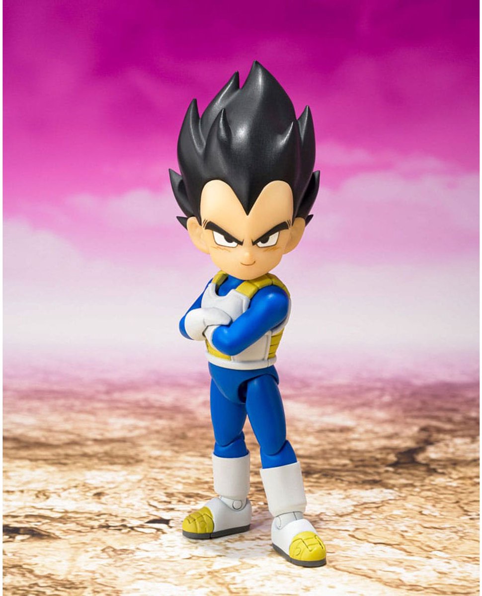 Bandai Tamashii Nations Dragon Ball Daima S.H.Figuarts figurine Vegeta Mini 7 cm figurine