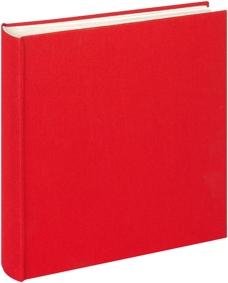 Walther me-510-r chiffon - album mémo - format 23 x 22 cm - 200 photos 10 x 15 cm - rouge