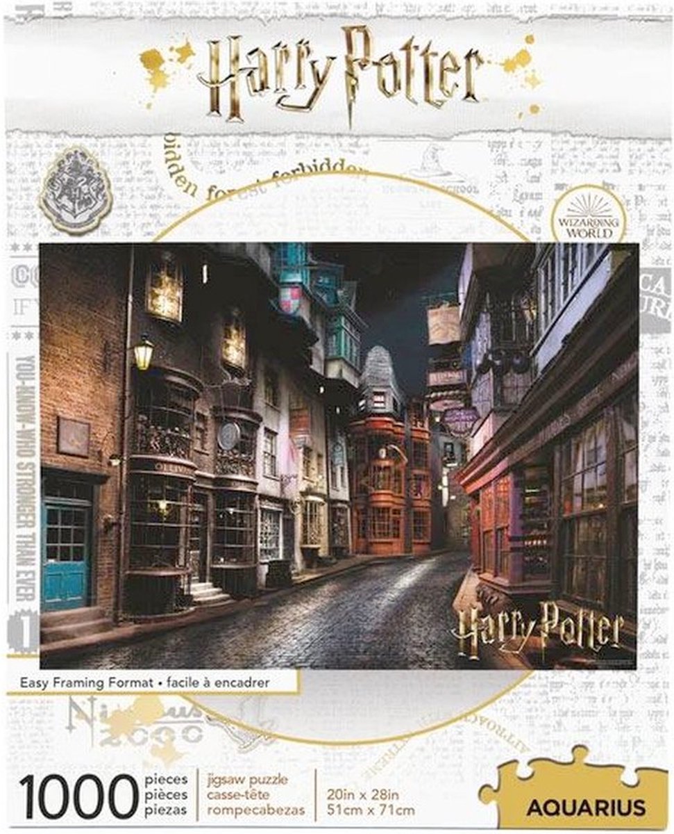 Puzzle Verseau Harry Potter - Chemin de Traverse (1000 pièces) - multicolore