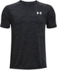 Under armour ua tech 2.0 ss-blk chemise de sport pour garçons - noir - blanc