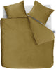 Housse de couette Ambient veloutée - double - 200 x 200 220 cm - ocre