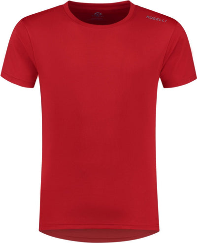 Rogelli promo chemise de running homme - manches courtes - rouge - m