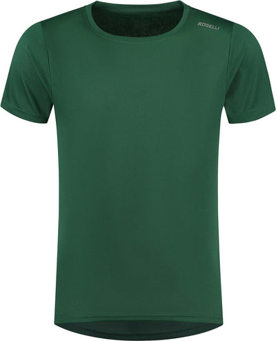 Rogelli promo chemise de running homme - manches courtes - vert foncé - 3xl
