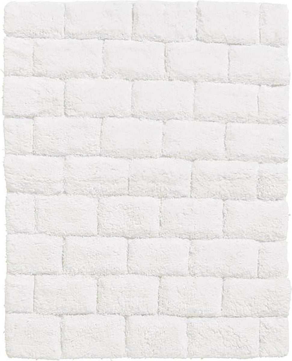 Hippocampe - métro - tapis de bain - 50x60 cm - blanc