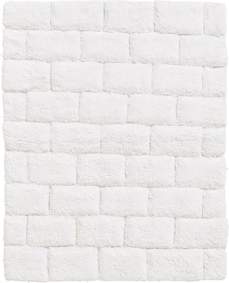 Hippocampe - métro - tapis de bain - 50x60 cm - blanc