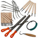 Jeu d'outils en pierre ollaire Creativ Company, 1 jeu
