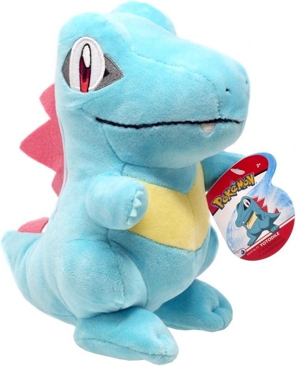BOI POKEMON PLUCHEN HUG TOTODILE, 20 cm
