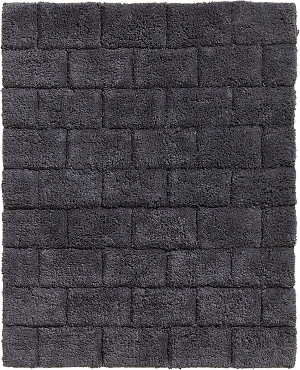 Hippocampe métro - tapis de bain - 50x60 cm - graphite