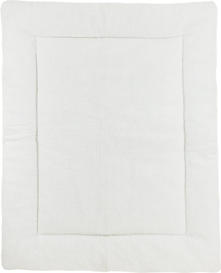 Couverture de parc bébé bouclé Meyco - blanc cassé - 80x100cm