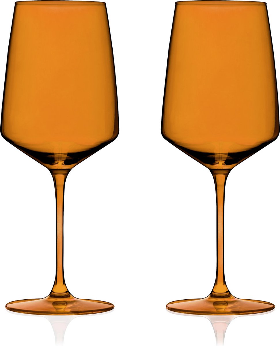 Verre à vin Viski Reserve Nouveau - Cristal - 650ml - 2 pièces - Ambre