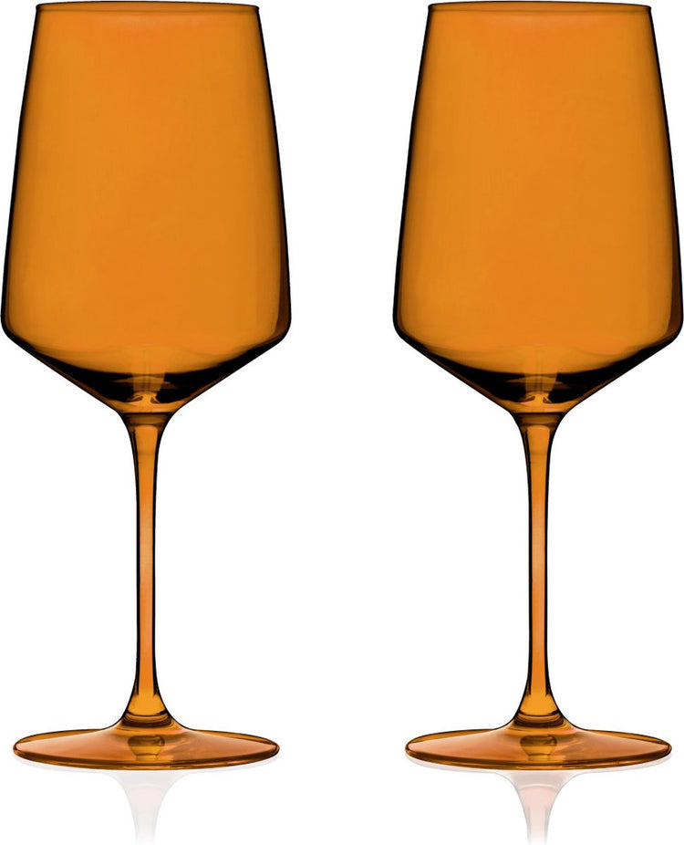 Verre à vin Viski Reserve Nouveau - Cristal - 650ml - 2 pièces - Ambre