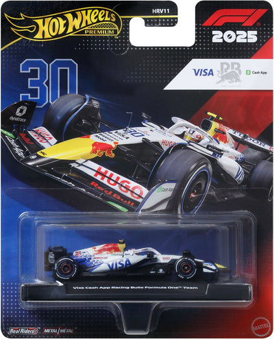 Voiture jouet Hot Wheels Formule 1 Visa Cash App Racing Bulls F1.