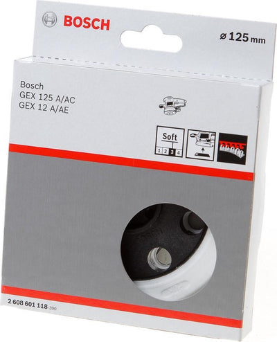 Bosch - plateau de ponçage souple, 125 mm