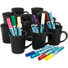 Creativ company group set peinture tasses noires, différentes couleurs, 36 pièces, 1 set