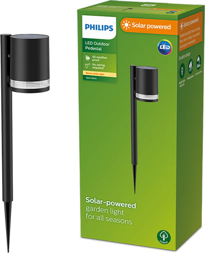 Philips LED Lampe sur pied Philips Fyce avec brochette - noir