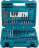 Accessoires Makita d-47248 | jeu d'embouts de forage et de tournevis | 100 pièces | dans un coffret en plastique - d-47248