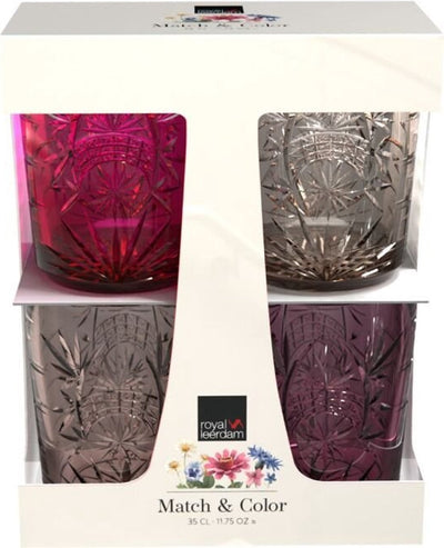 Royal Leerdam Leerdam Match Color Pink Set 4