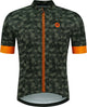 Rogelli rubik maillot de cyclisme - manches courtes - homme - vert, orange - taille s