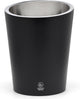 Leopold Vienna - Seau à champagne double paroi en acier inoxydable noir mat