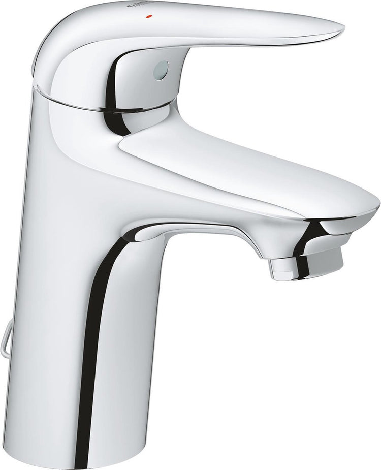 Robinet pour lavabo Grohe eurostyle - avec chaîne - moyen - chrome