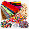 Amusement d'entreprise créatif avec pinces à linge et fil chenille, différentes couleurs, 1 set