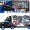 Camion 28cm avec 4 voitures 33x12x7cm
