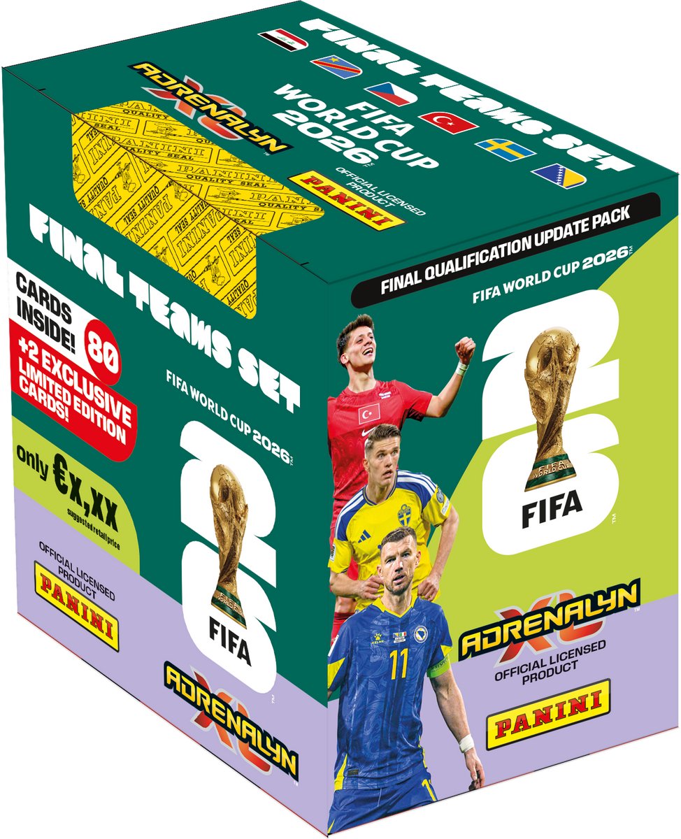 Panini - adrenalyn xl coupe du monde de la fifa 2026 - coffret de finition