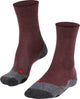 Falke tk2 mélange anti-ampoules laine épaisse matériau fonctionnel chaussettes de marche femme rouge - taille 39-40