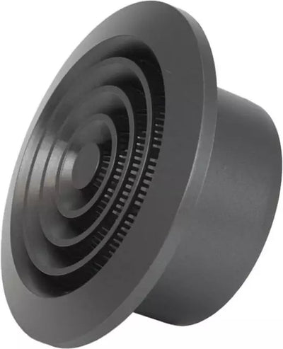 Grille de ventilation ronde Europlast ø100 mm anthracite - nga100a
