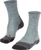 Falke tk2 mélange anti-ampoules laine épaisse matériau fonctionnel chaussettes de marche femme bleu - taille 37-38