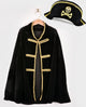 Ensemble de déguisement avec cape et chapeau de pirate Den Goda Fen 98-128.